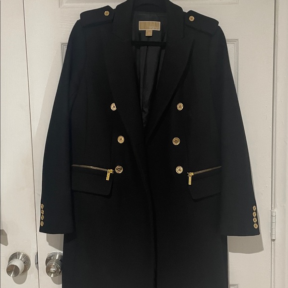 Michael Kors Black Jacket with Gold Accents - Picture 1 of 7